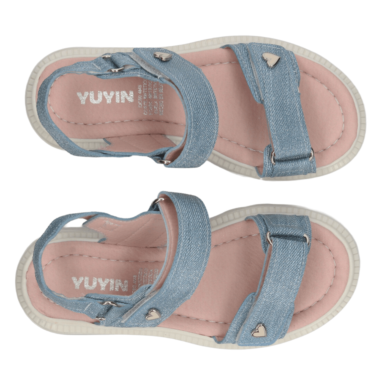 Sandalias Yuyin Niña Casual Azul Mezclilla Infantil T22-26 — imagen 10