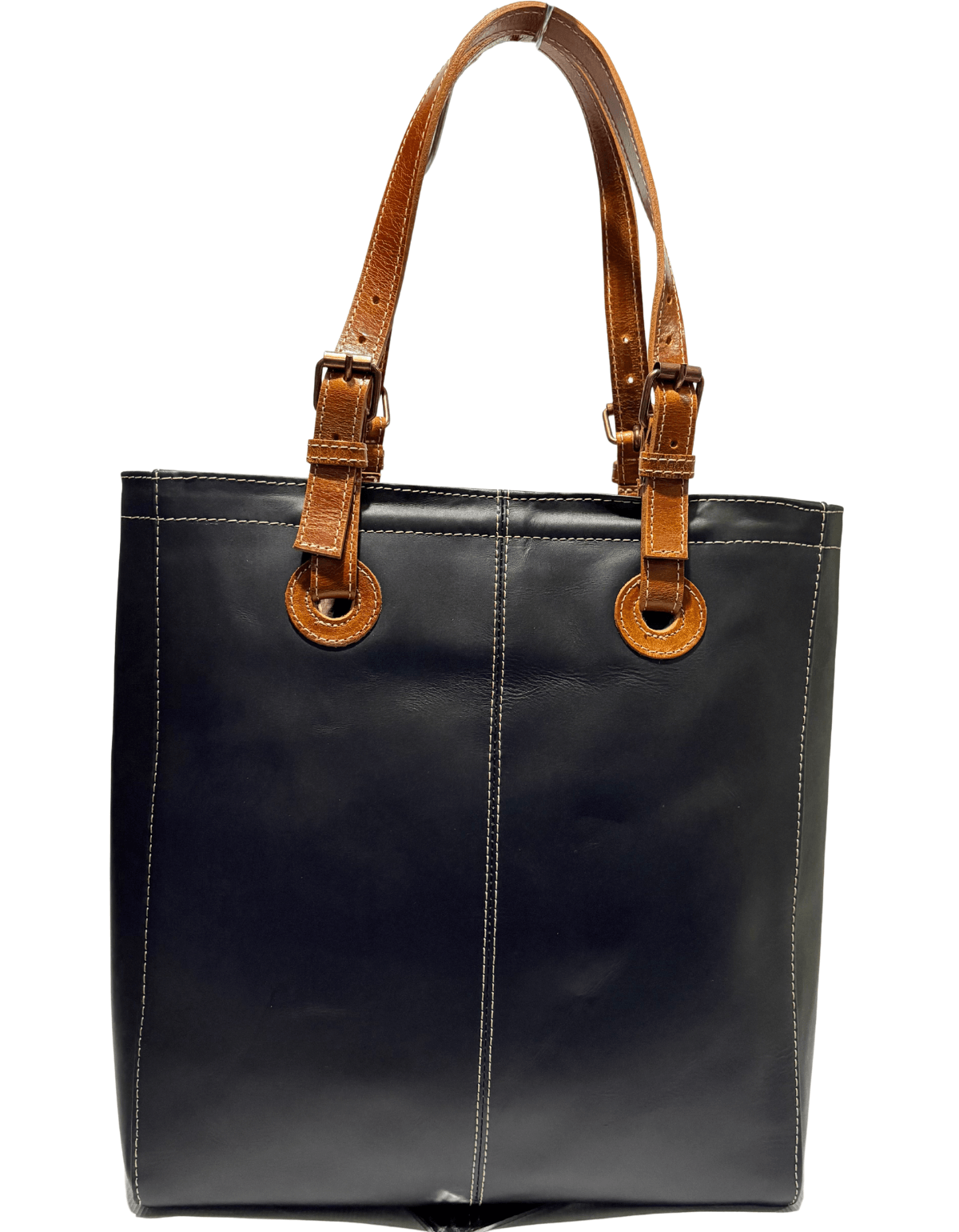 Bolsa Piel Legitima Elegante Cuero Genuino Para Mujer Handbags Tote — imagen 7