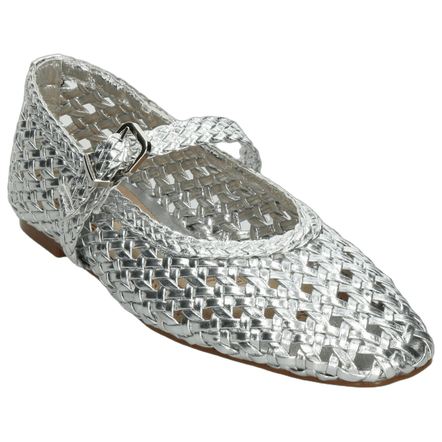 Flats Corina Dama Casual Plateado Mujer — imagen 4