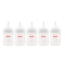 Pack 5 Biberones Pigeon Softouch 160ml/5oz Anticolicos 0m+