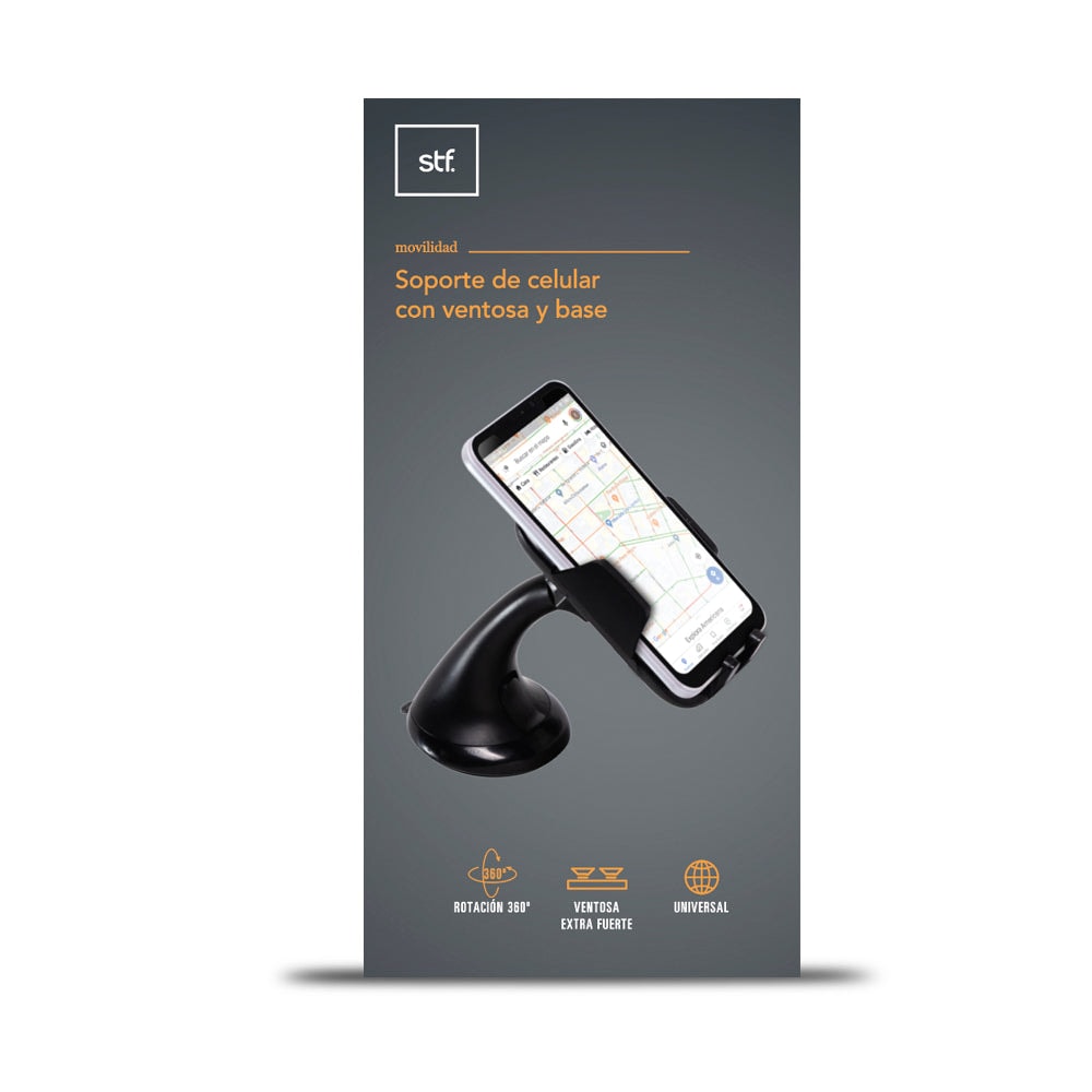 Soporte Celular Auto Ventosa 360° Universal Extra Fuerte — imagen 5