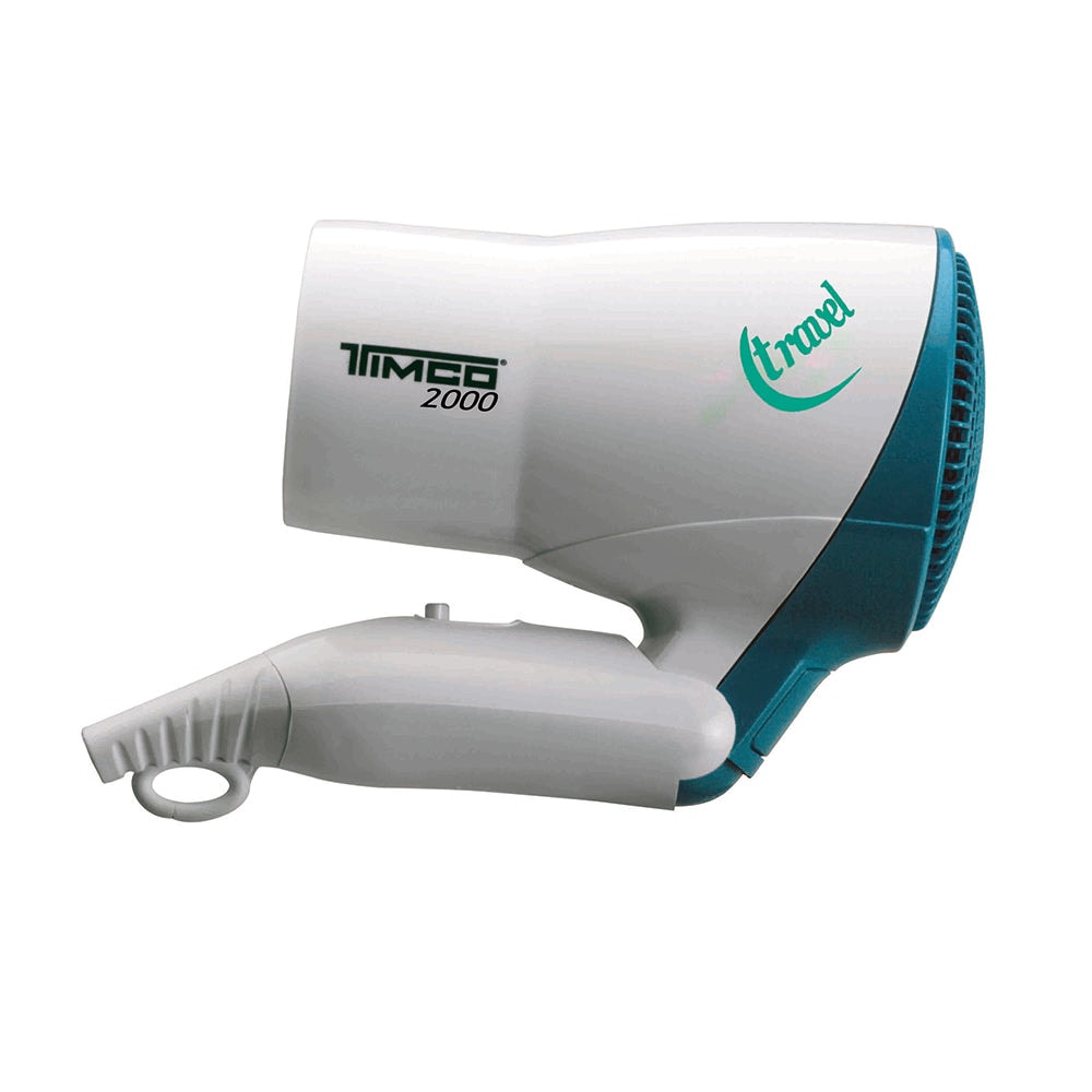 Secadora de Cabello Plegable Portatil Ideal para Viaje 1 Boquilla Timco TRA-2000 — imagen 3