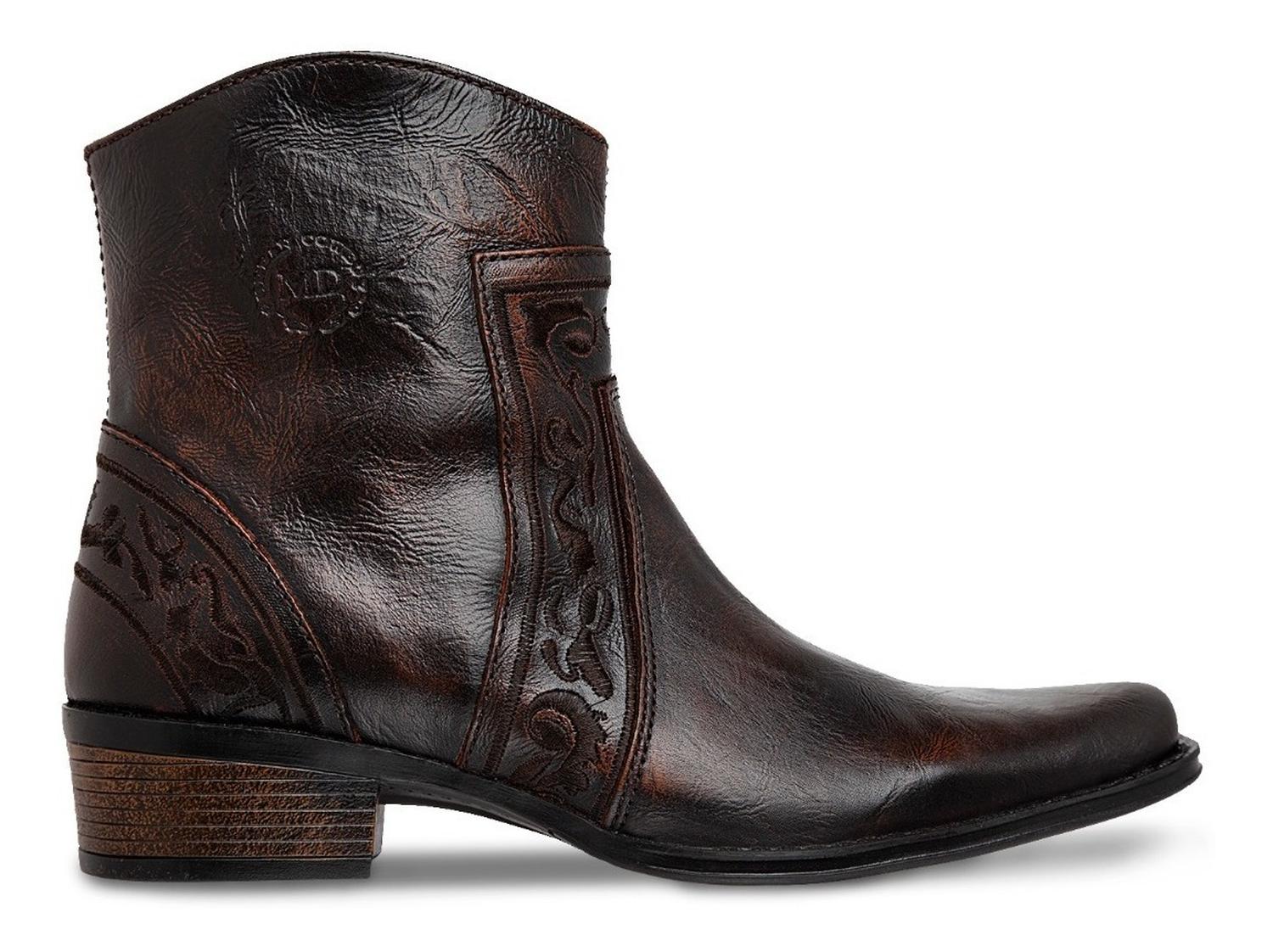 Botin Vaquero Hombre Urban Cowboy Café 40704 — imagen 2