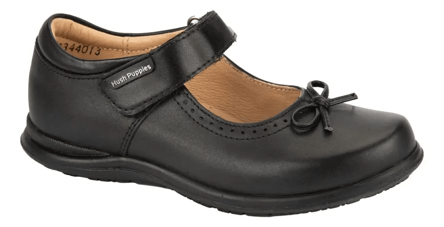 Zapato Escolar Hush Puppies Niña De Piel Moño 825324 — imagen 8