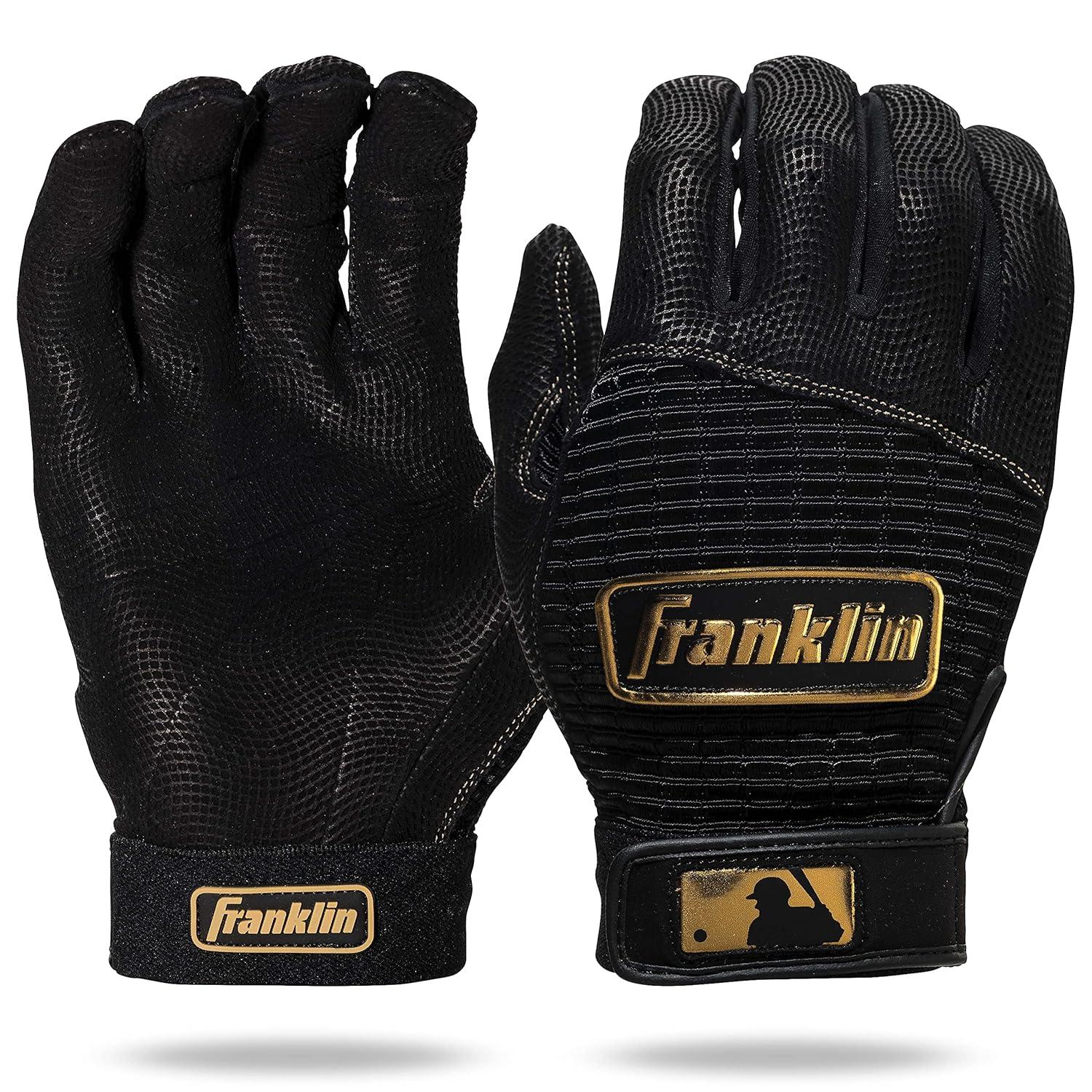 Guanteletas De Beisbol Franklin Pro Classic Talla S Negro — imagen 1