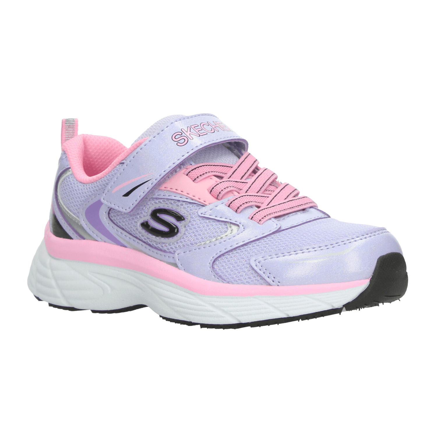 Tenis Skechers Niña Deportivo Cinta Adhesiva Lavanda Infantil T17-22 — imagen 2