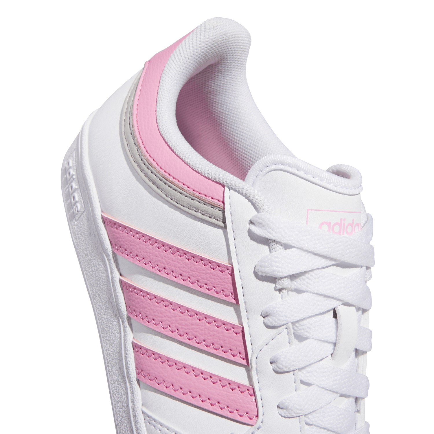 Tenis adidas Hoops 4.0 J Niña Blanco Casual Escolar Dama Jr. T22-25 — imagen 6