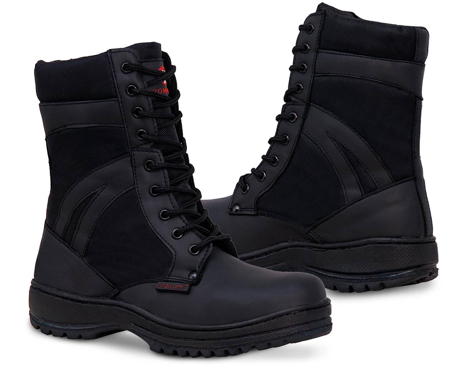Botas industriales tacticas Piel hombre trabajo botin P313 — imagen 2