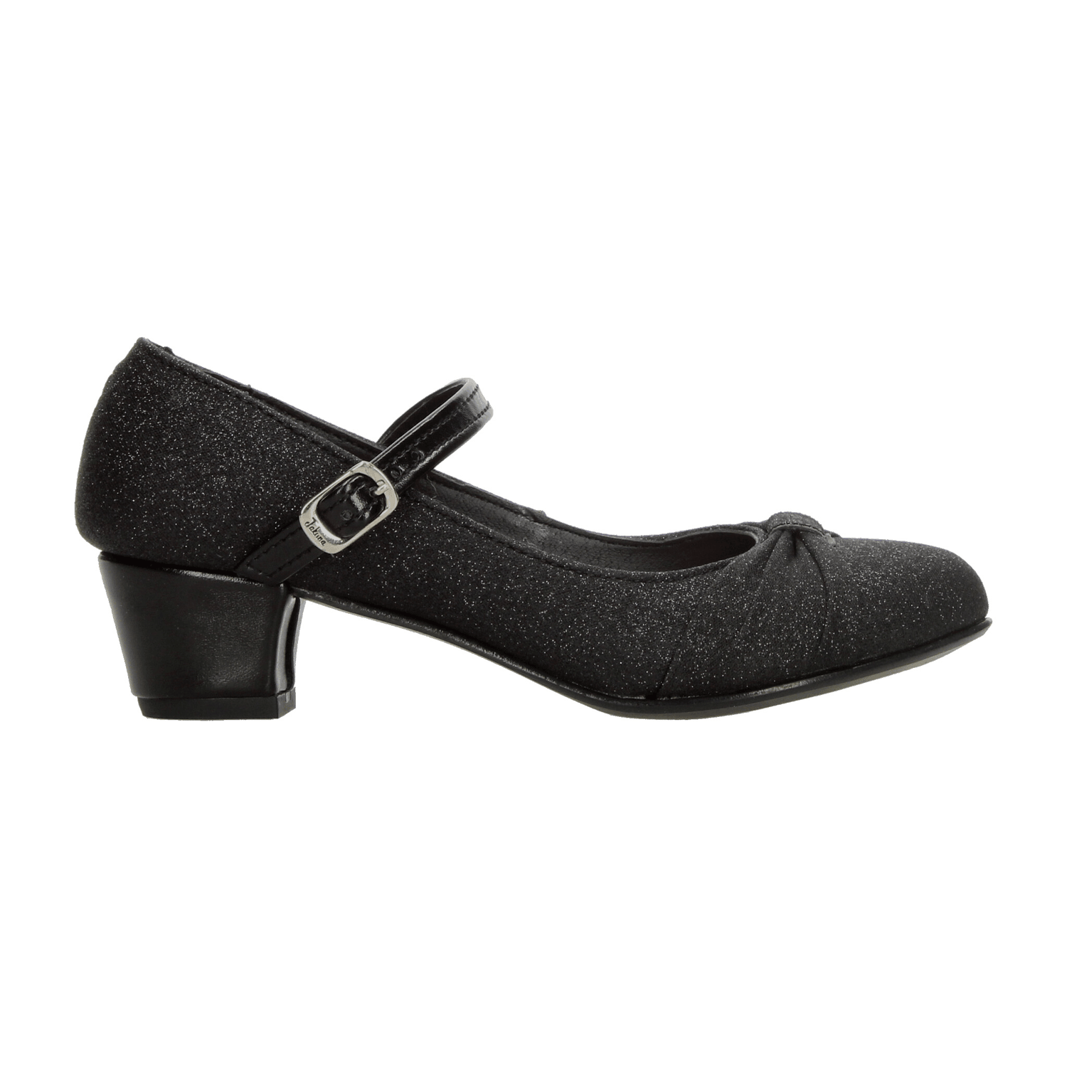 Zapato Jakuna Niña Negro Casual Tacón Mujer Jr. T22-25 — imagen 2