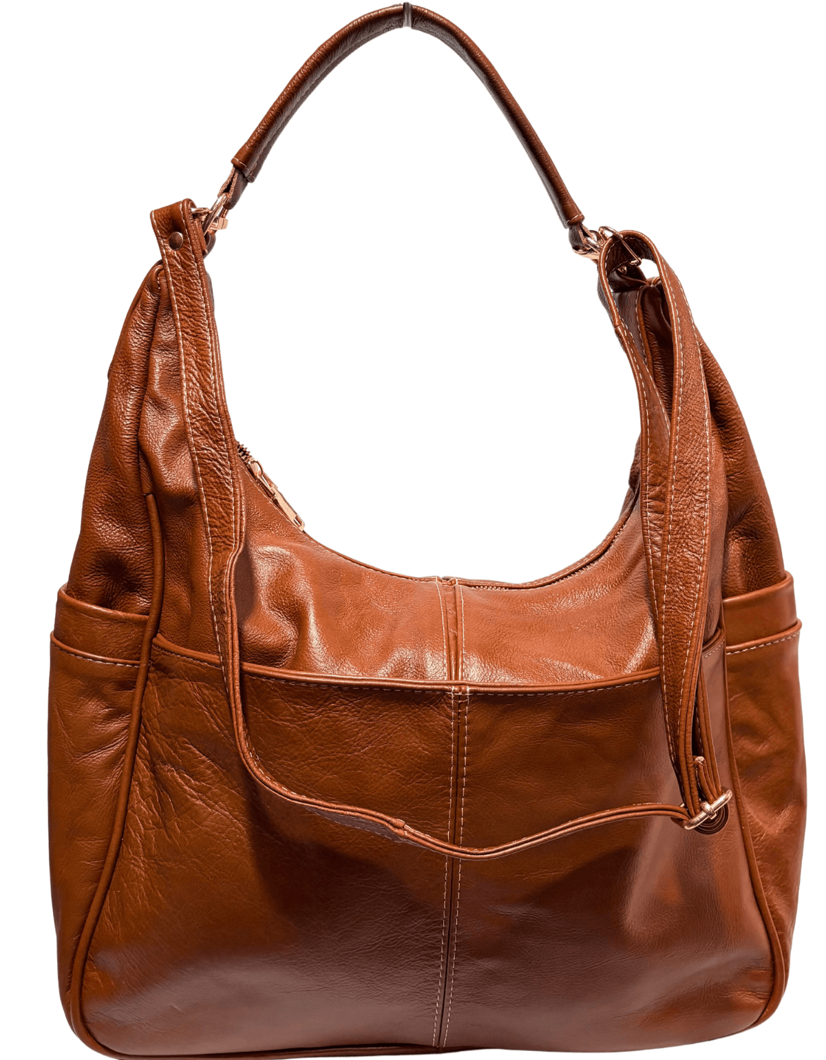 Bolsa Negra De Hombro Para Dama Casual Piel Legitima Original Jf 83 — imagen 12