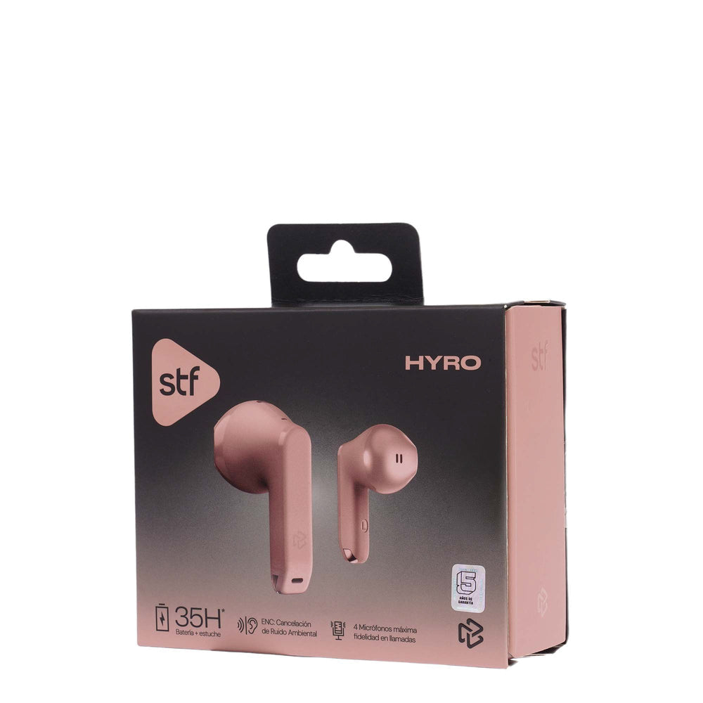 Audífonos Inalámbricos Tws HYRO STF 36hrs Uso ENC Rosa — imagen 12