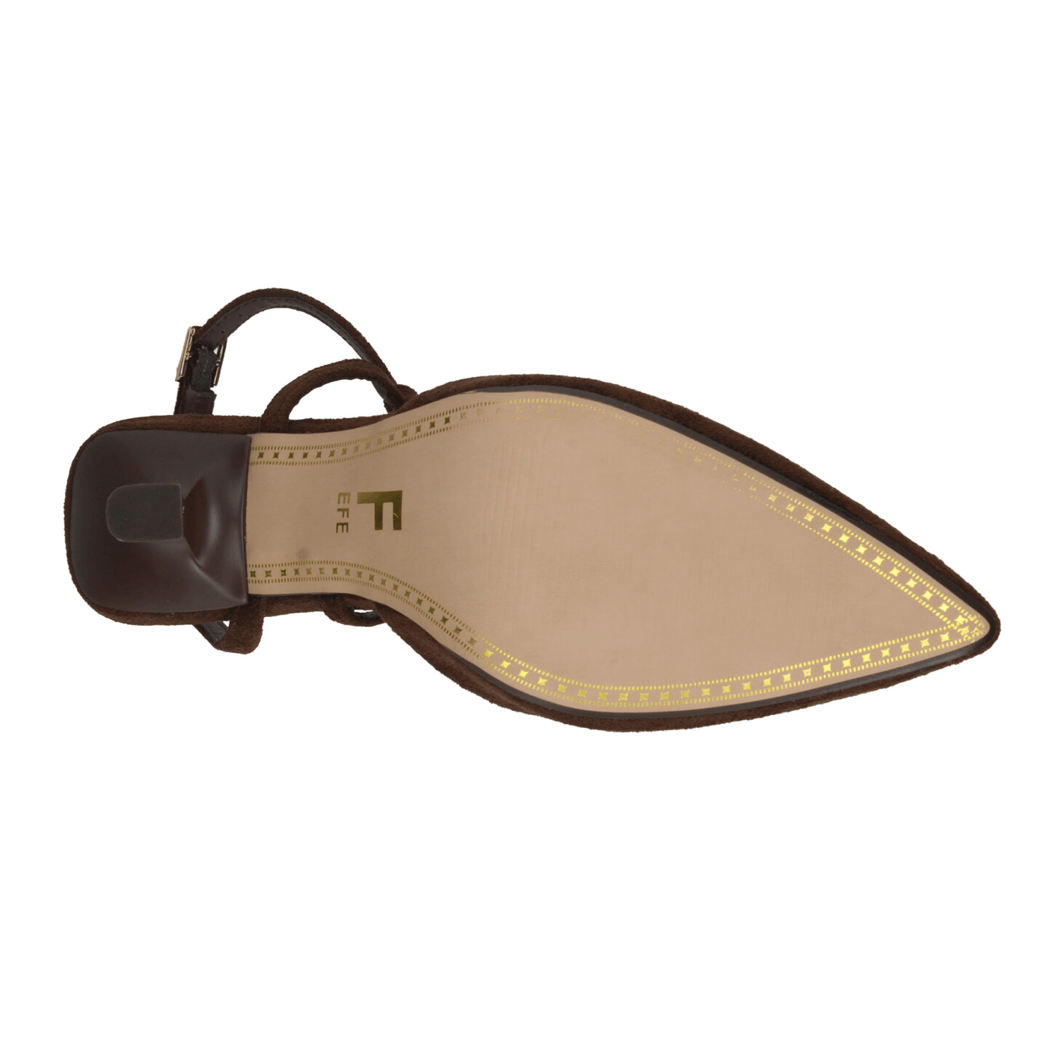 Zapatillas Efe Dama Café Casual Formal Tacón Mujer — imagen 10