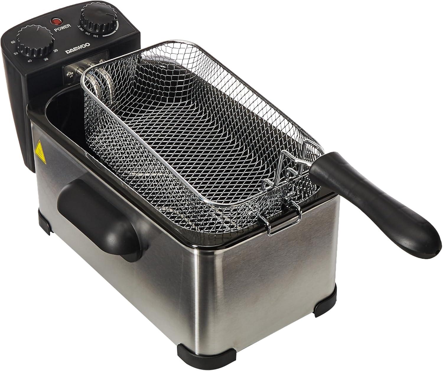 Freidora de Inmersion Daewoo 3L Cesta y Control Temperatura — imagen 5