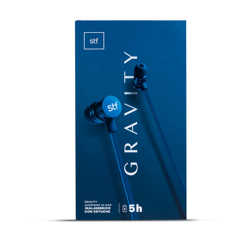 Audífonos Inalámbricos In-ear STF Gravity: 5 hrs de uso, Azul — imagen 6