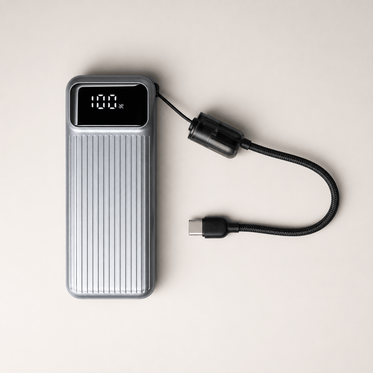 Power Bank C13 10,000mAh 22.5W Carga Rápida con Cables Integrados y Pantalla Digital — imagen 9