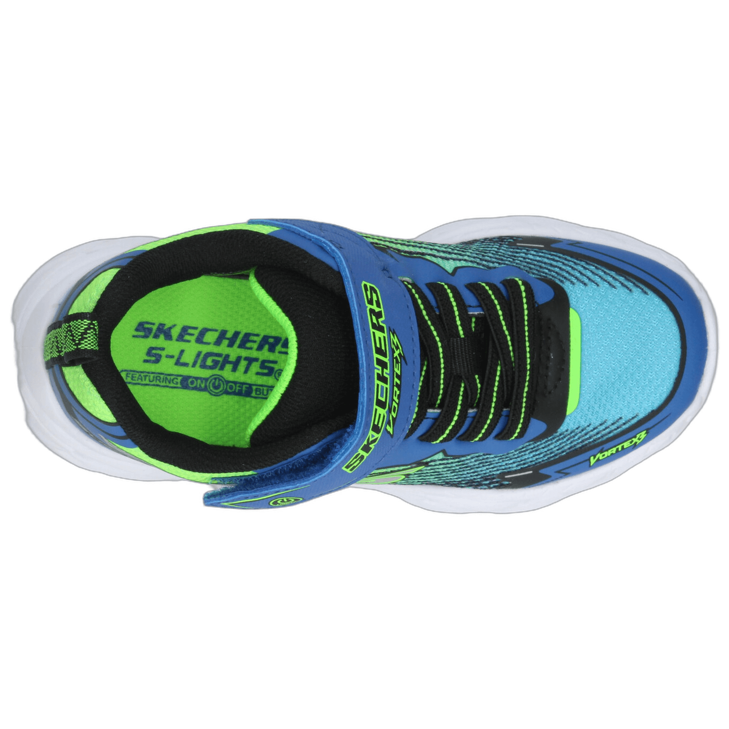 Tenis Niño Skechers S Lights Azul Casual Led Infantil T17-22 — imagen 9
