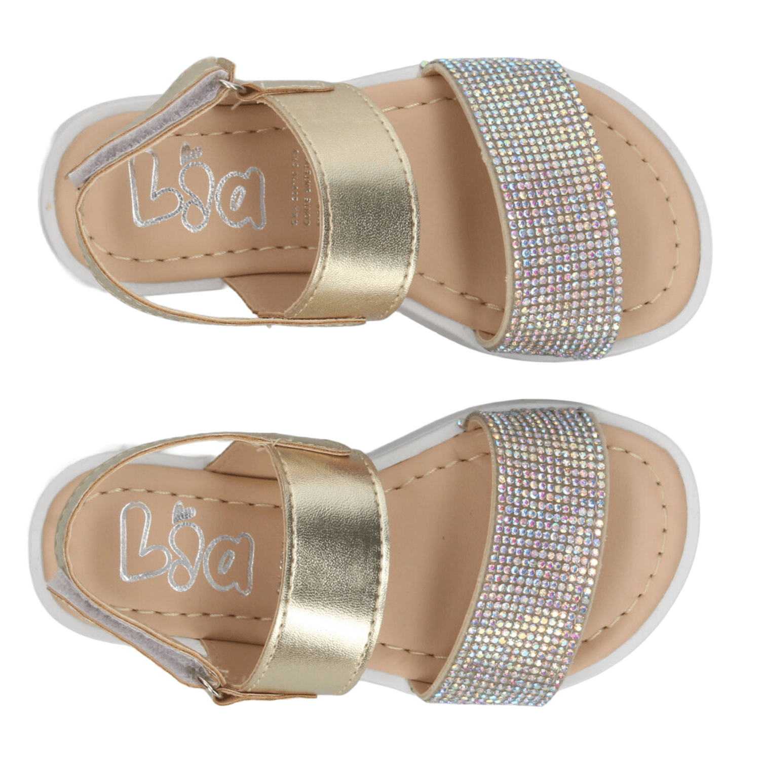 Sandalias Lia Niña Casual Dorado Infantil T18-22 — imagen 10