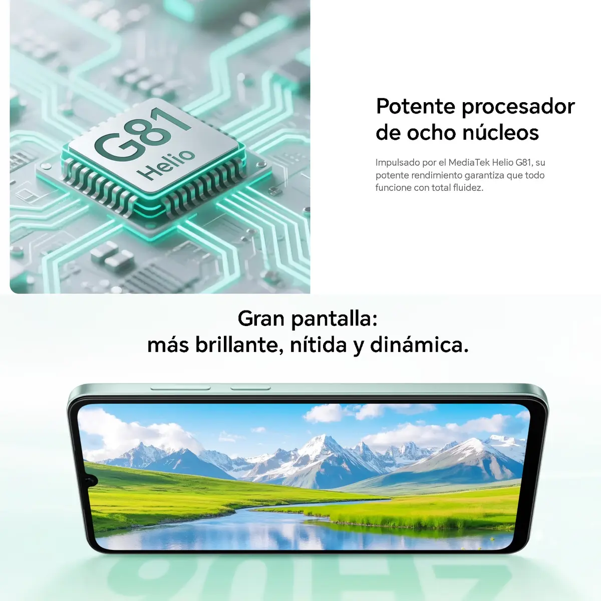 Celular Honor X5C Plus 4+256 + Earbuds Honor X7e — imagen 6