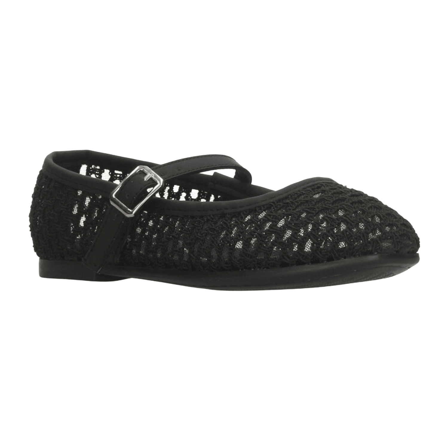 Flat Vavito Red Niña Casual Hebilla Negro Infantil T22-27 — imagen 2