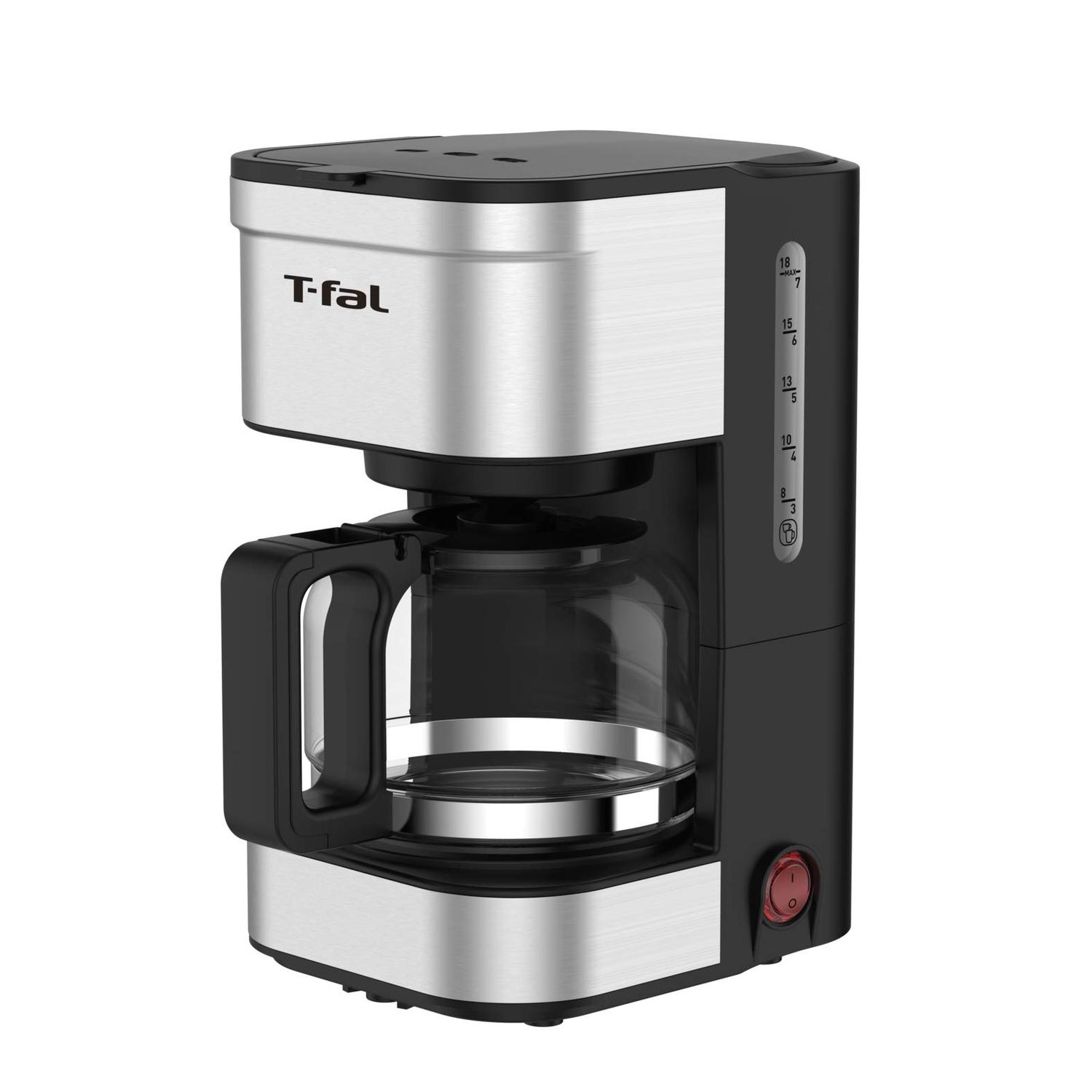 CAFETERA T-FAL CM223 ELEGANCE 7 TAZAS ACERO INOX — imagen 2