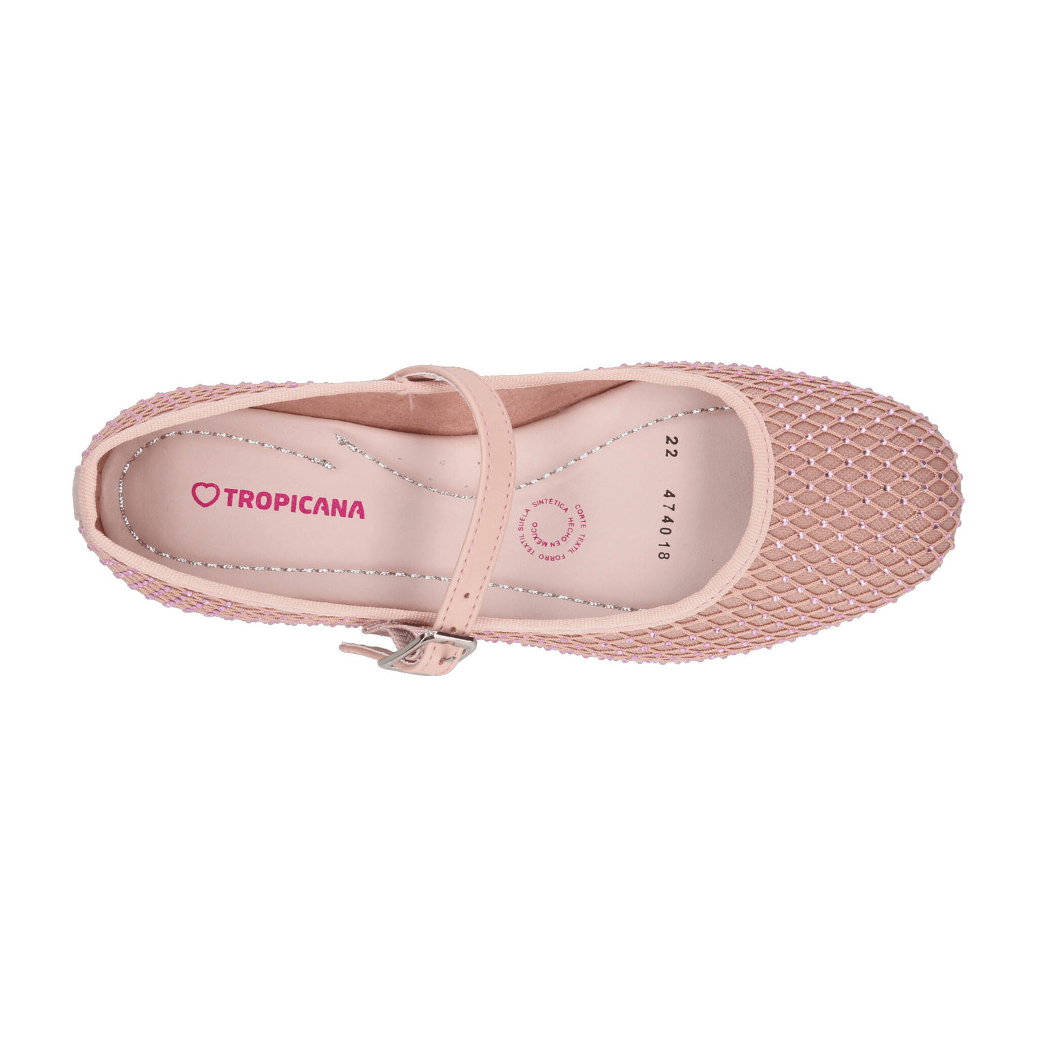 Zapato Tropicana Red Niña Casual Cómodo Rosa Infantil T18-22 — imagen 8