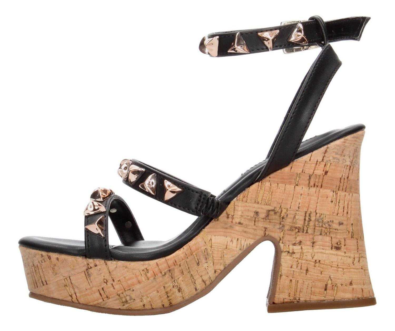 Sandalias Efe Dama Casual Tacón 10.5cm Negro Mujer — imagen 5