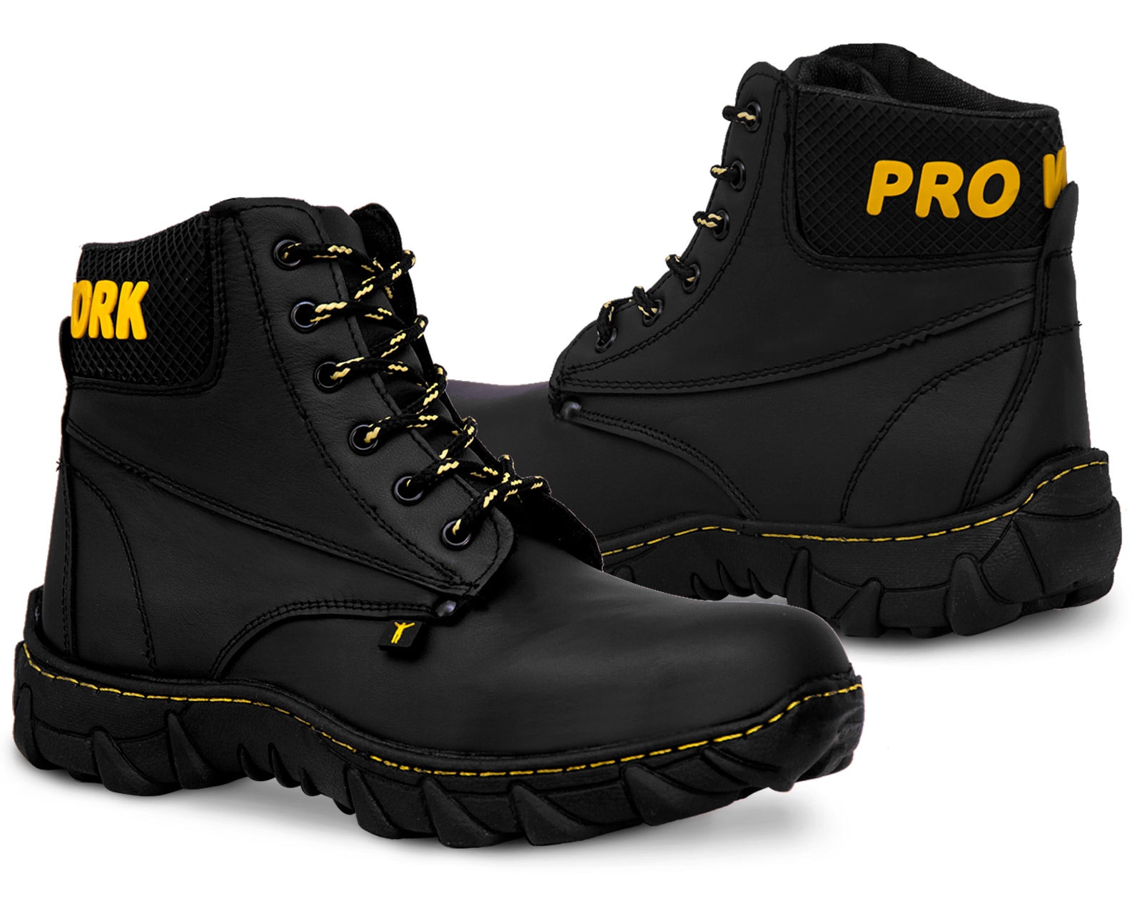 Botas industriales tacticas hombre trabajo botin Piel P03 — imagen 10