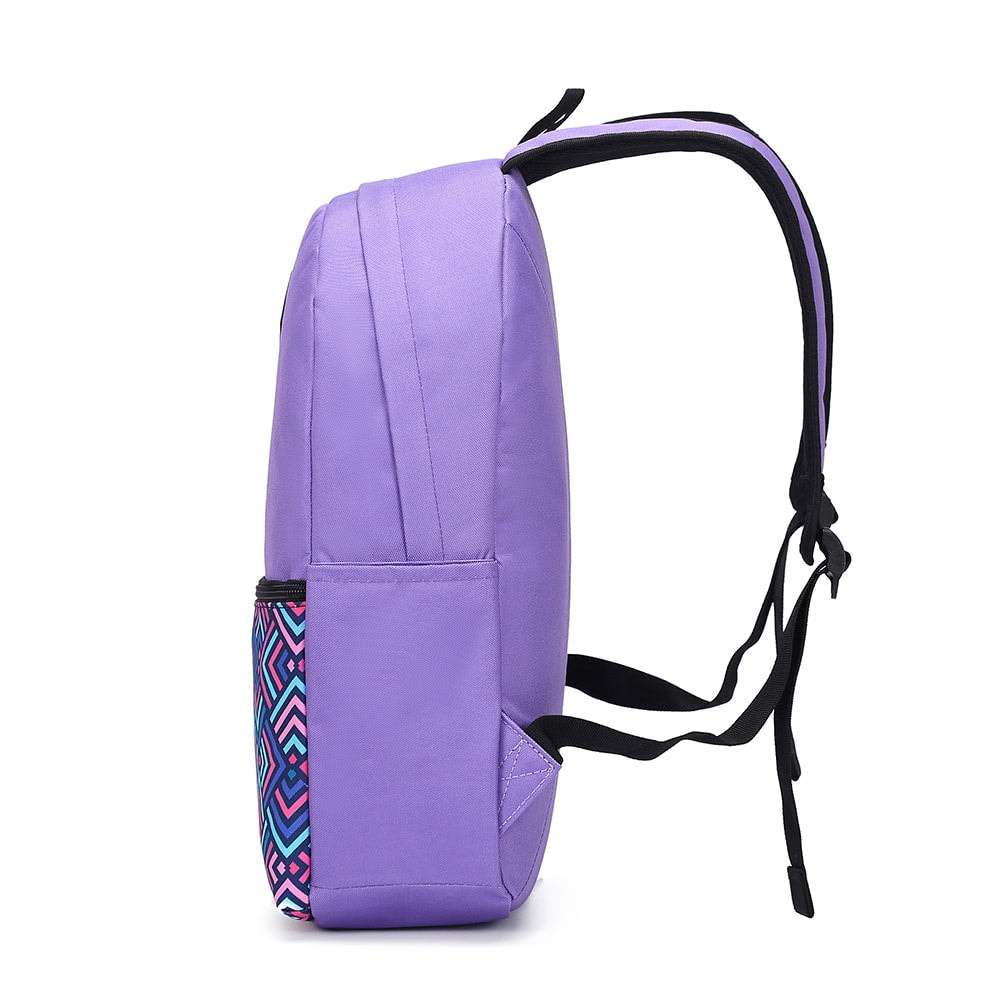 Mochila para laptop + mouse alámbrico Cool Capital Rombos 15" pulgadas combo — imagen 8