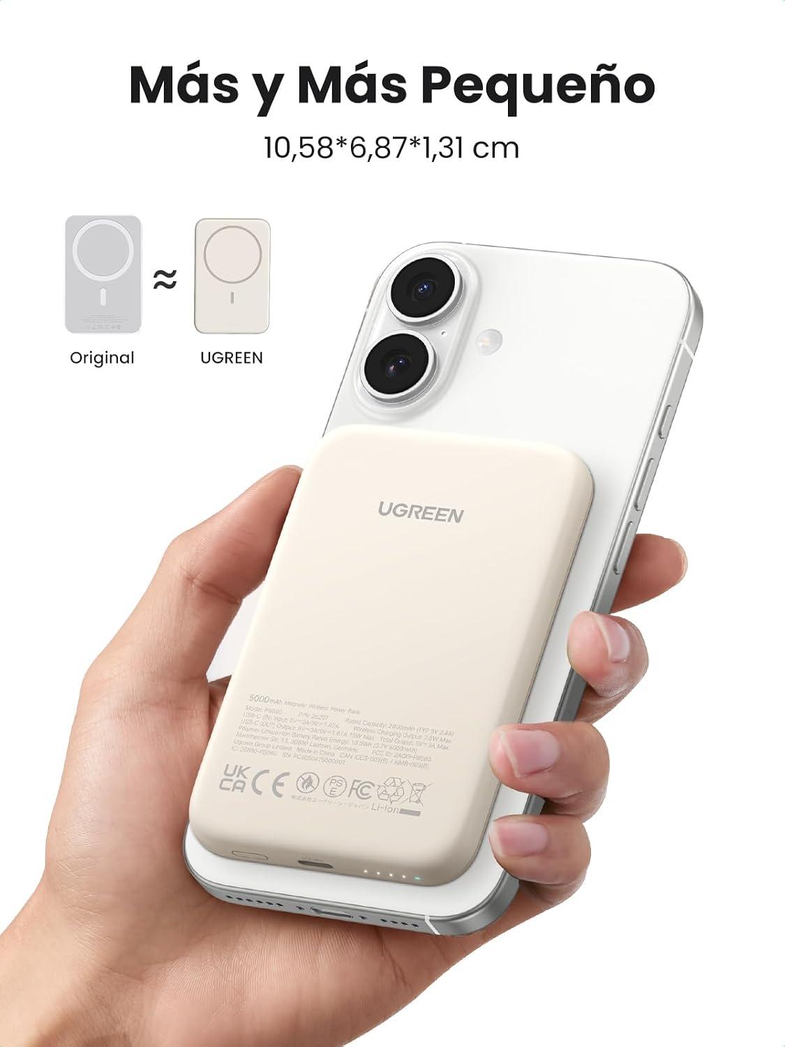 Batería Portátil Ugreen Power Bank Magsafe Mini 5000mah 15w — imagen 3