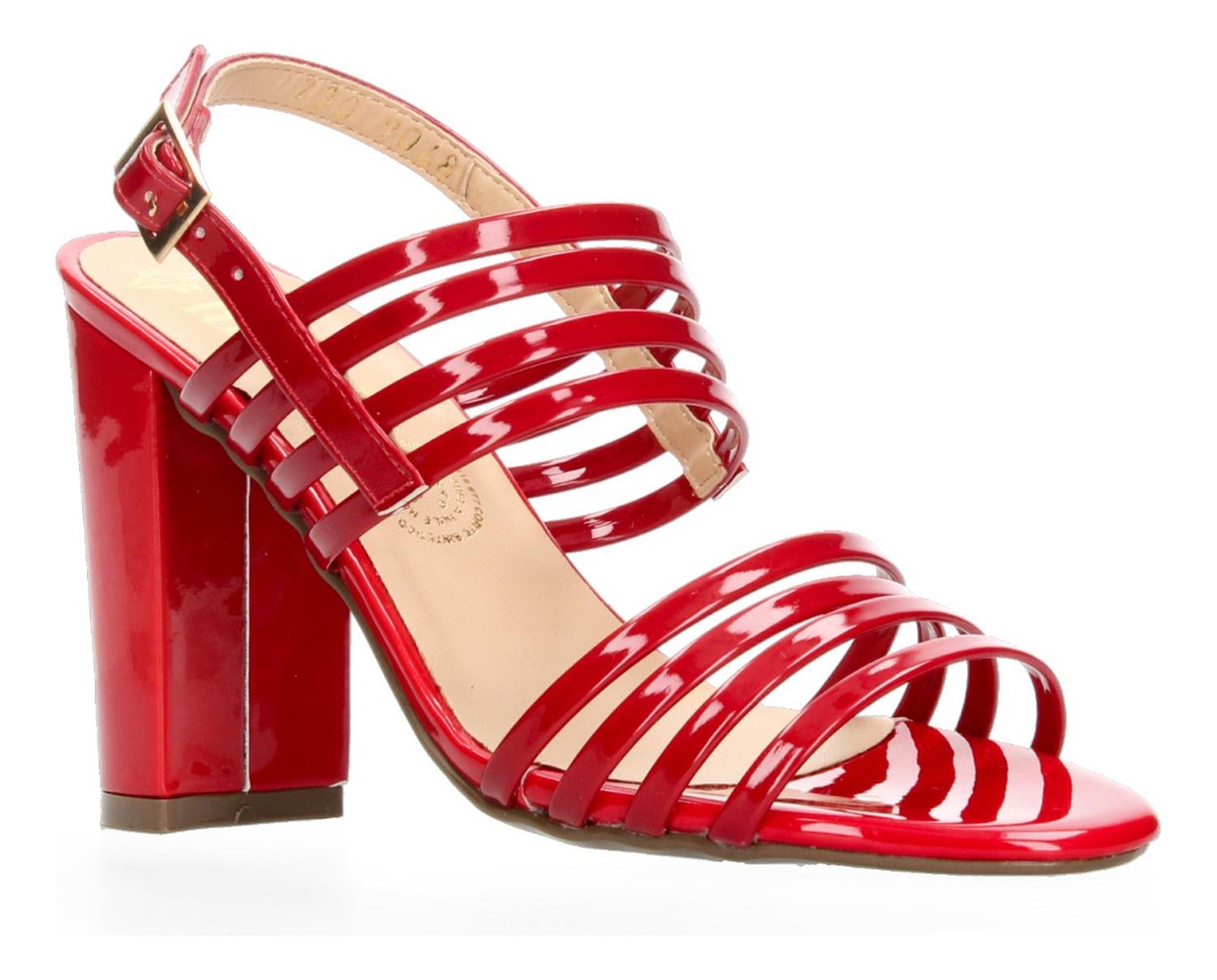 Sandalias Dama Rivedy Rojo Casual Mujer — imagen 4