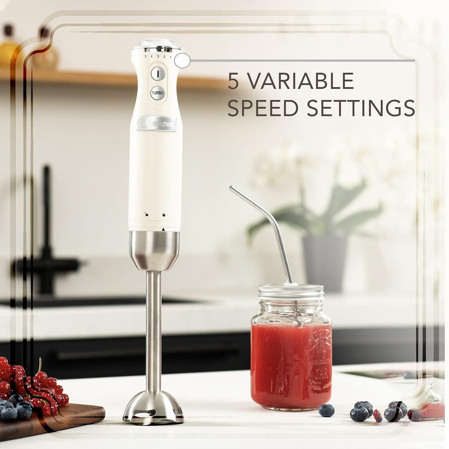 Batidora de Mano Retro Westinghouse WKHB270WH 500 W Blanca — imagen 7