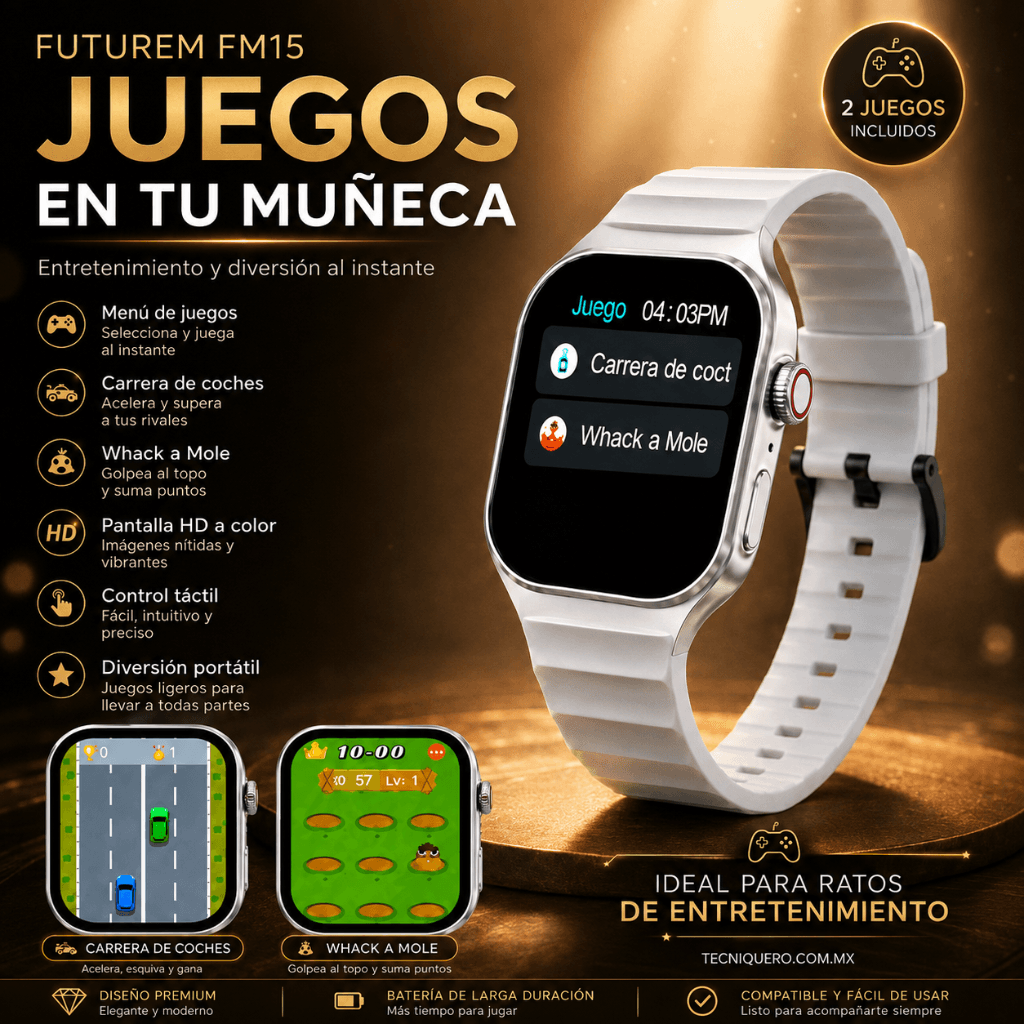 BOCINA XIAOMI SOUND POCKET (AZUL) + SMARTWATCH FUTUREM FM15 (PLATA) — imagen 8
