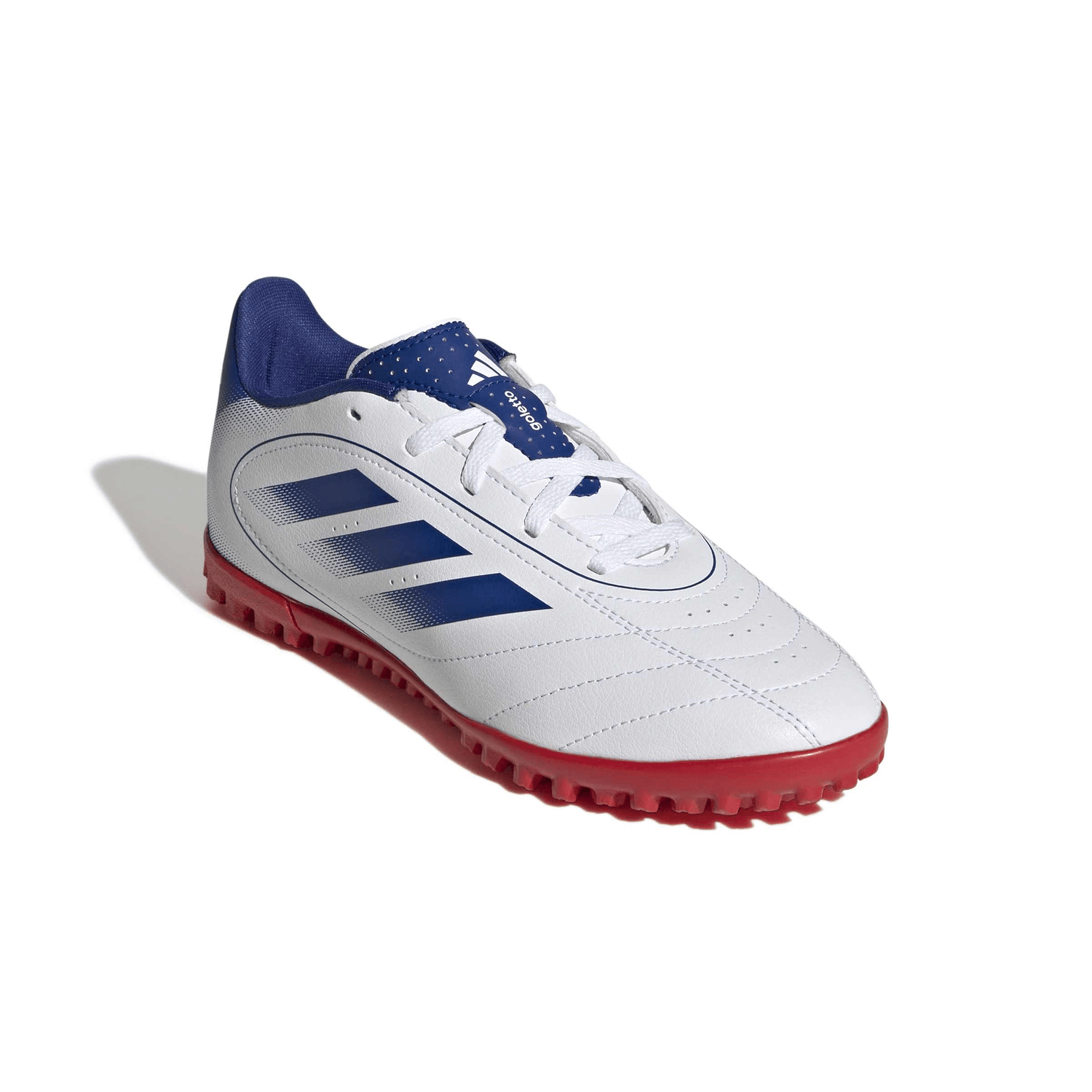 Tenis Adidas Goletto IX Niño Fútbol Soccer Blanco Infantil T22-25 — imagen 2