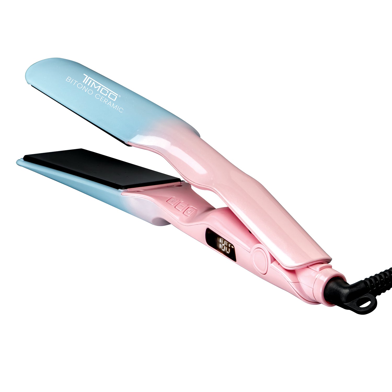 Plancha Alaciadora de Cabello Ceramica Placas 4.5 cm Color Bitono Timco PYB1199 — imagen 3