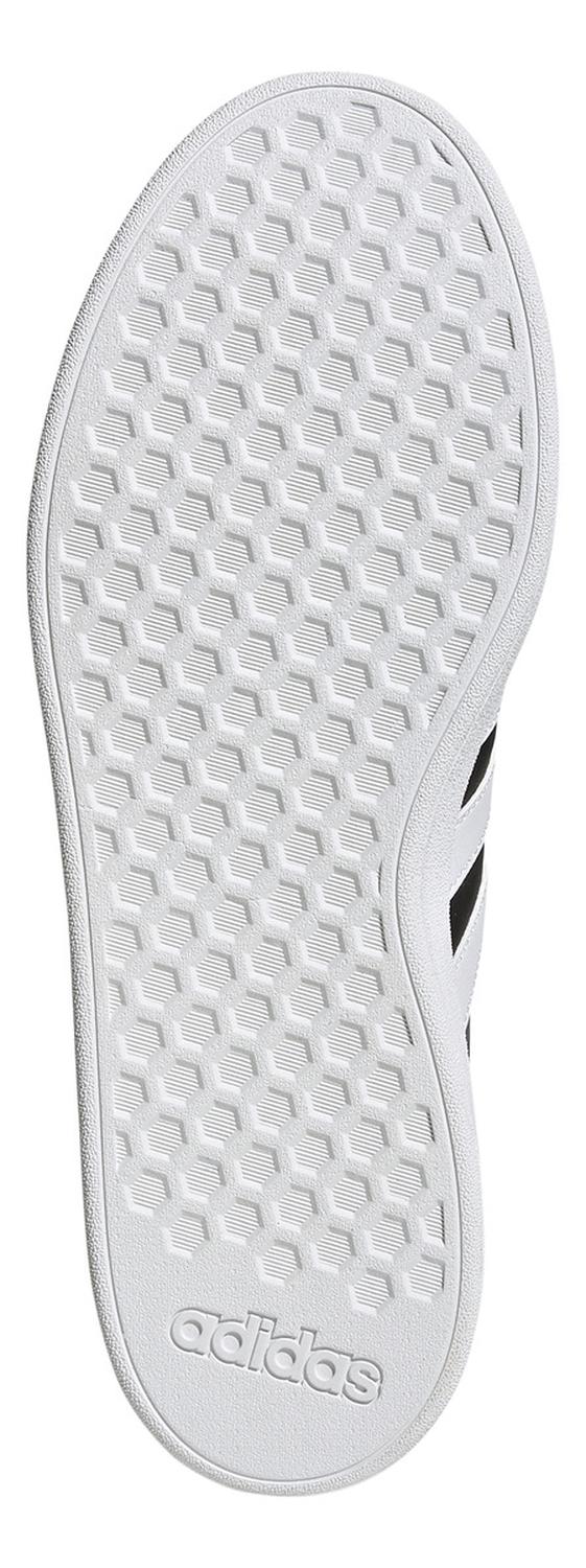 Tenis Grand Court adidas Color Negro Con Blanco Para Hombre — imagen 9
