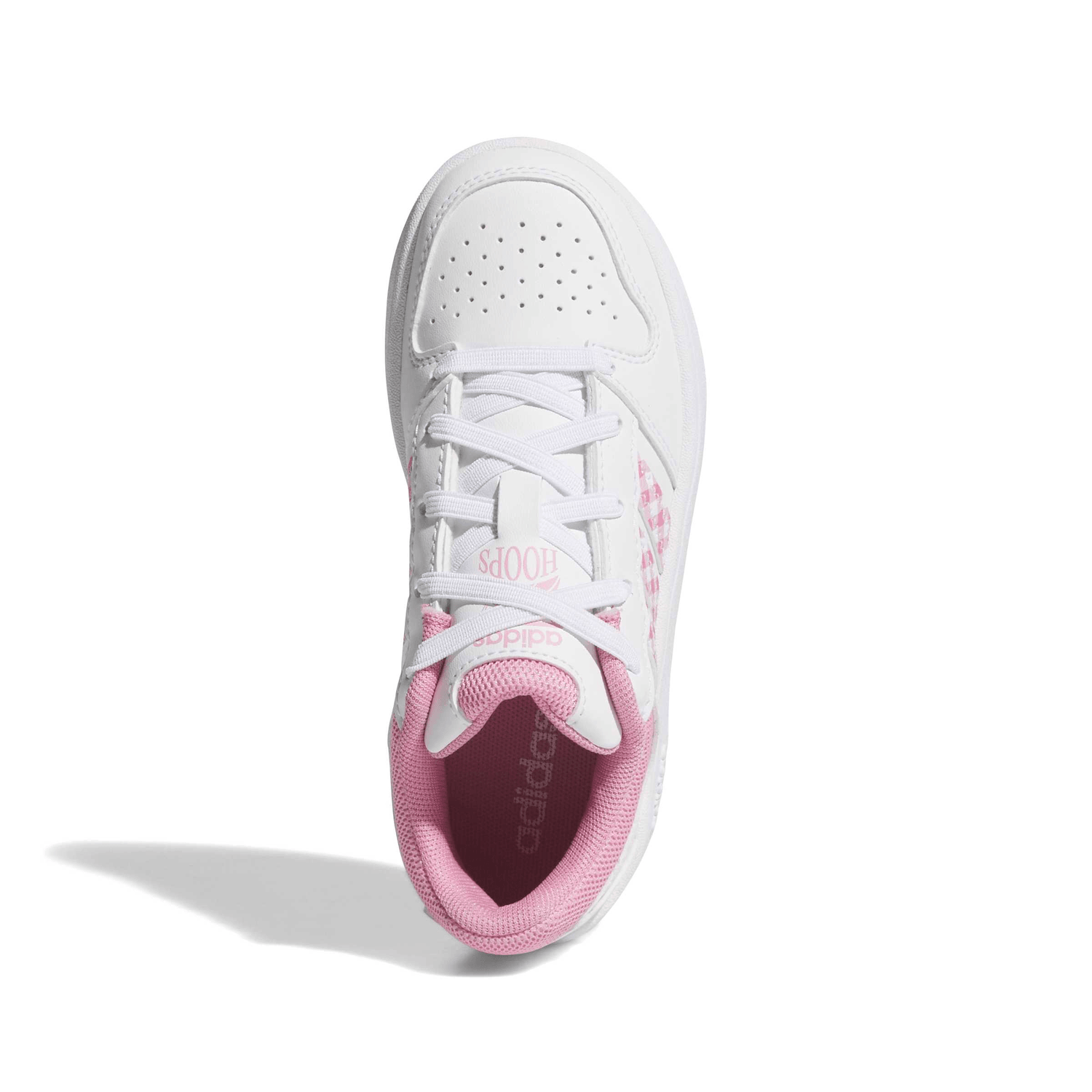 Tenis Adidas Hoops Classic Niña Blanco Casual Cintas Infantil T17-22 — imagen 8