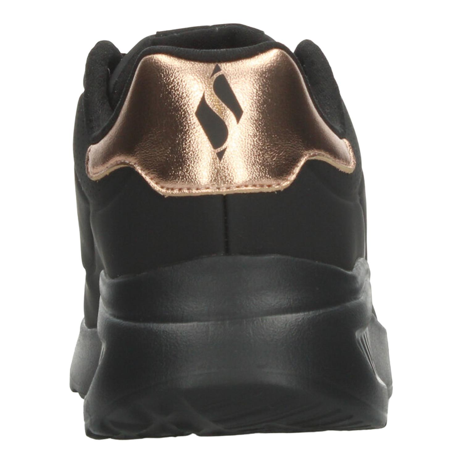 Tenis Skechers Uno Lite Dama Negro Casual Para Mujer — imagen 8
