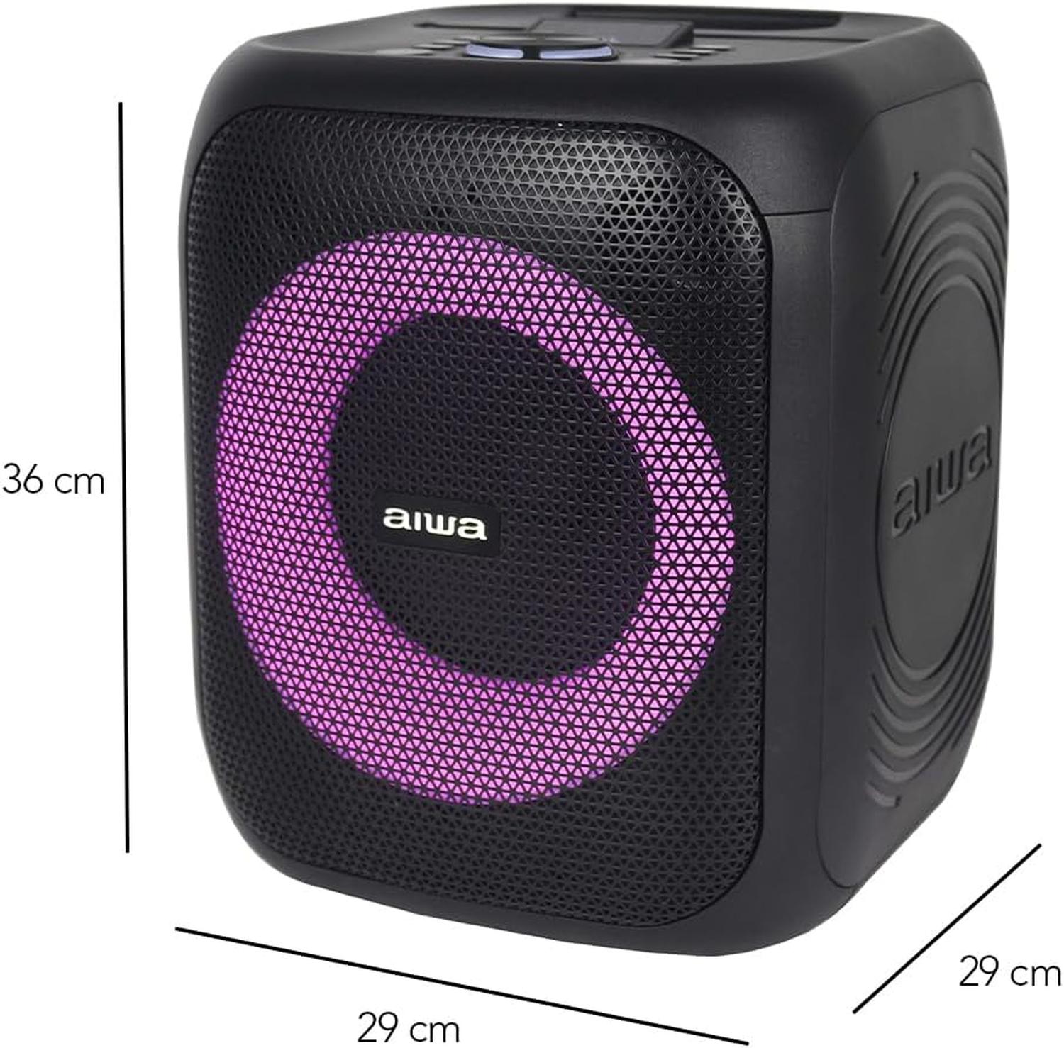 Bocina Bluetooth Aiwa AWPOK9T 200W PMPO con Karaoke TWS — imagen 5