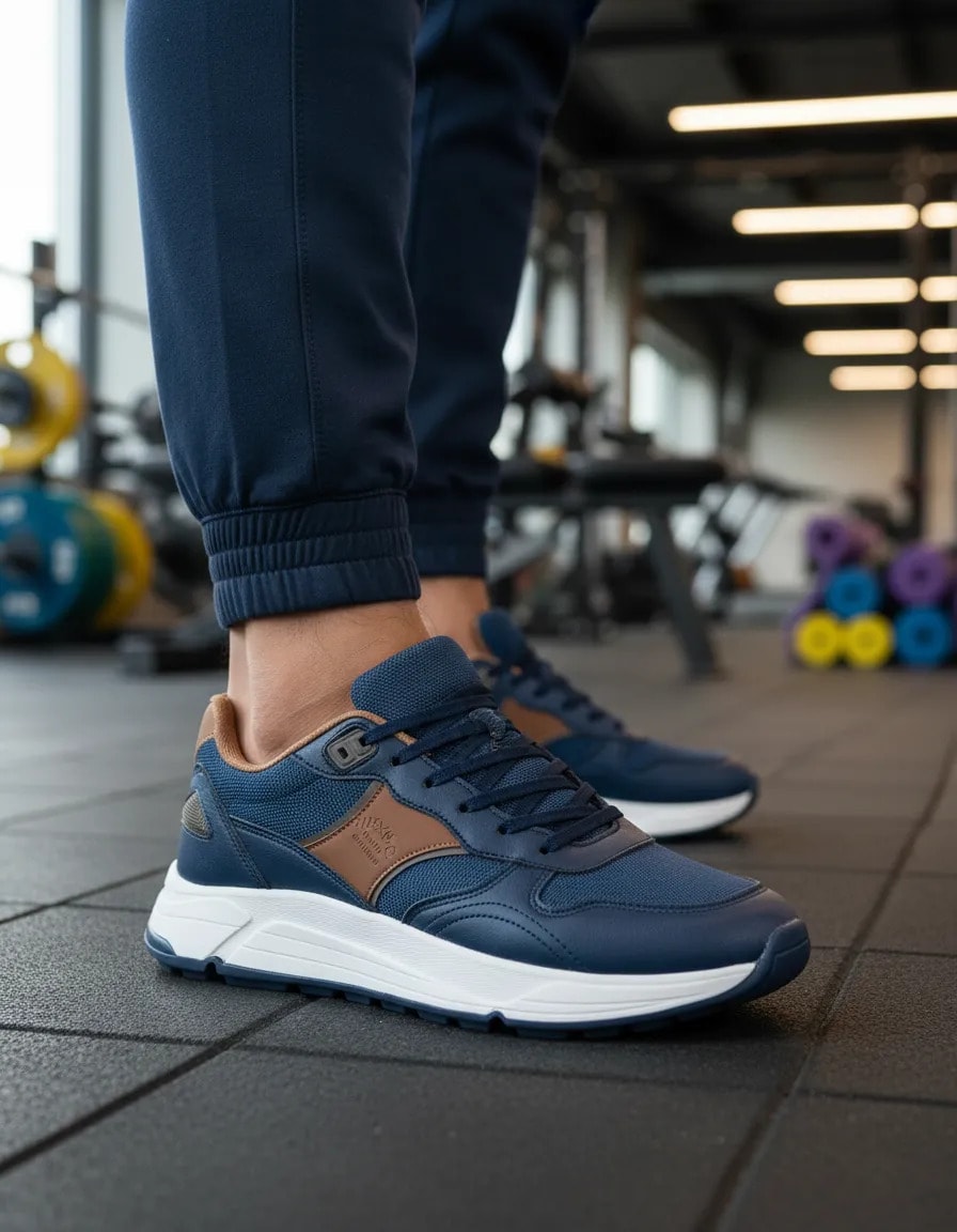 Tenis Next & Co Caballero Retro Runner Casual Lona 1297991 — imagen 7
