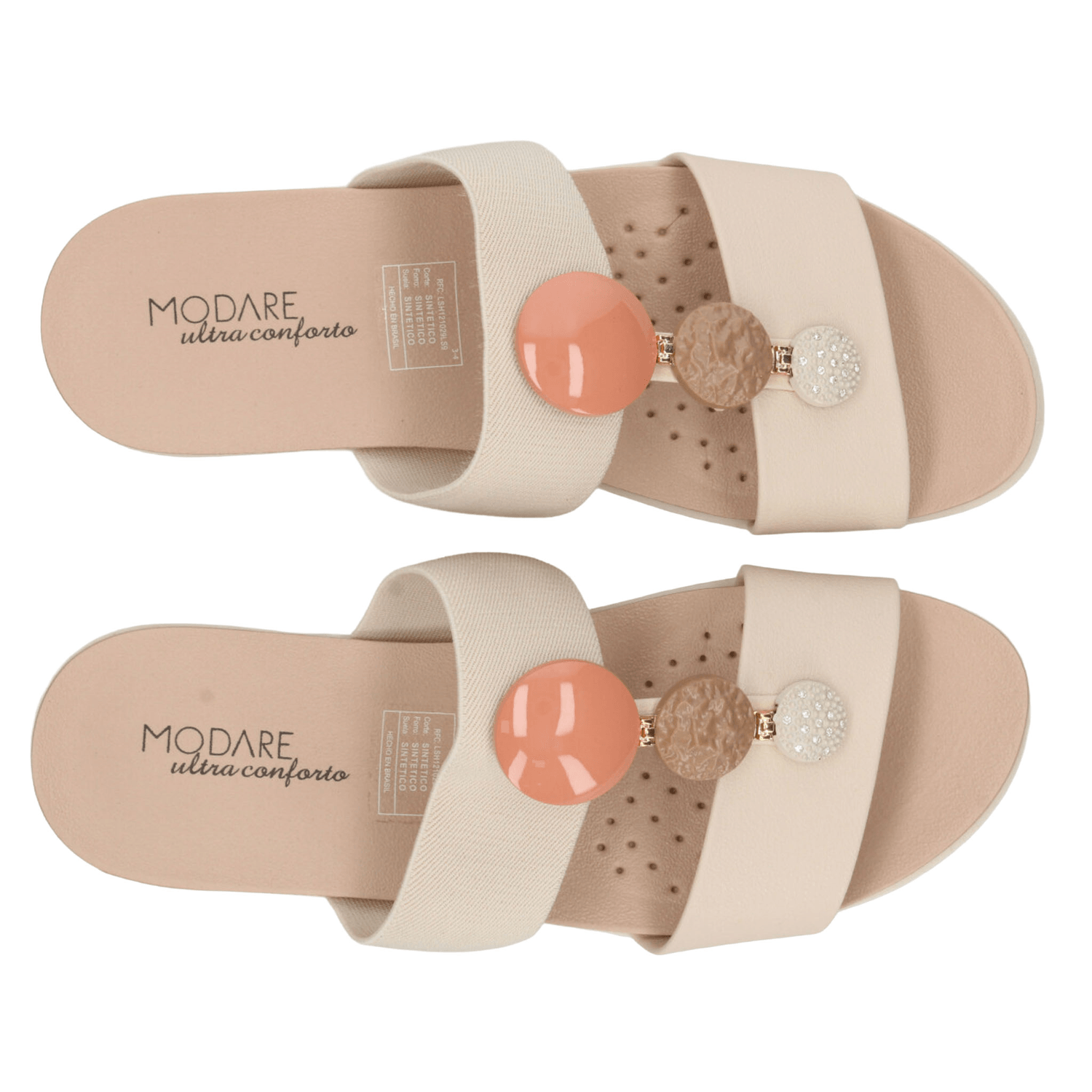 Sandalias Modare Dama Casual Crema Mujer — imagen 10