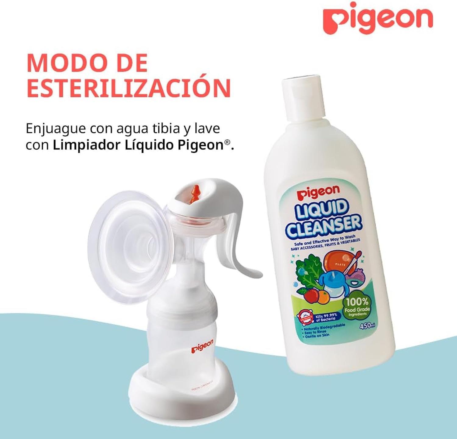 Pack 3 Biberones Pigeon Softouch 160ML y Extractor de Leche — imagen 7