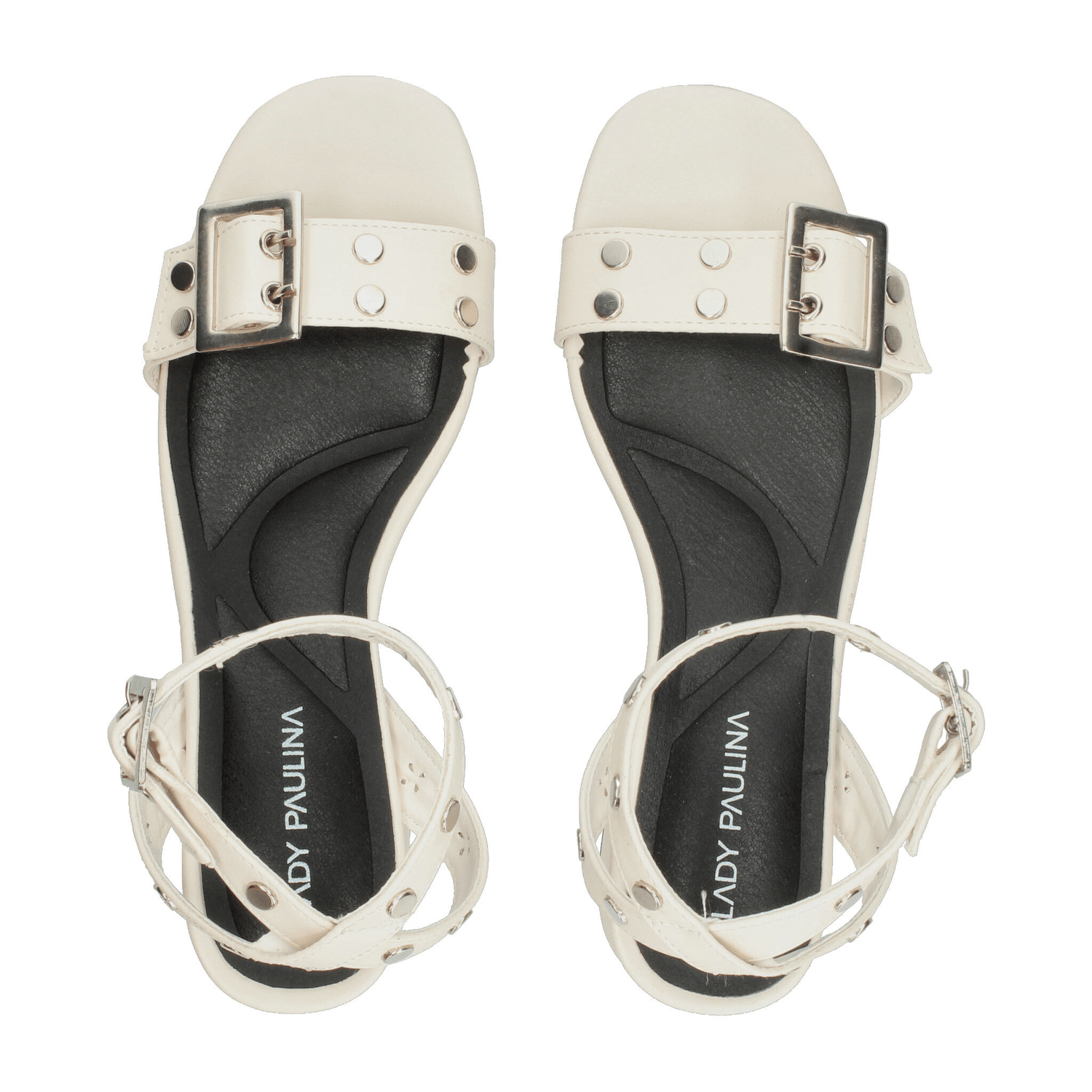 Sandalias Dama Paulina Latte Casual Mujer — imagen 11