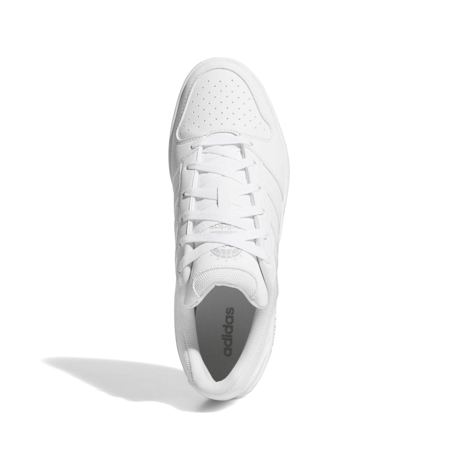 Tenis Adidas Hoops Classic Dama Blanco Casual Cintas Mujer — imagen 8