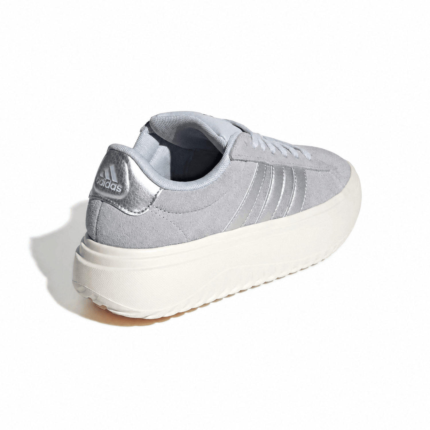 Tenis Adidas Grand Court Platform Dama Gris Casual Para Mujer — imagen 4