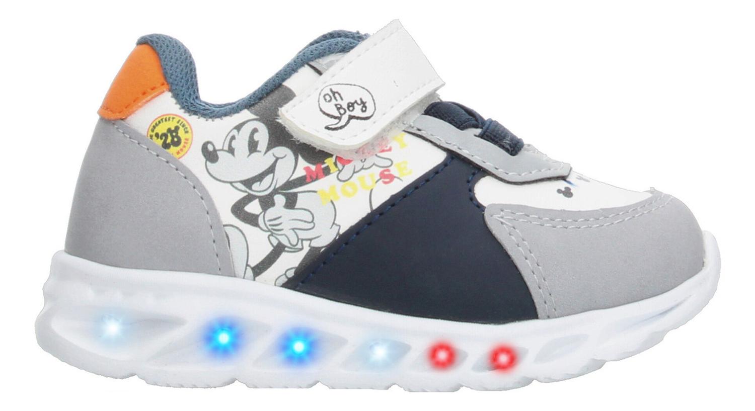 Tenis Disney Niño Casual Blanco Infantil T12-18 — imagen 1