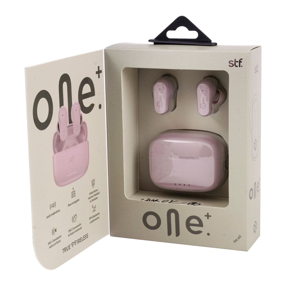 Audífonos Inalámbricos Tws One Plus STF 36hrs Uso ANC/ENC 4 Microfonos Proteccion IPX4 Rosa — imagen 14