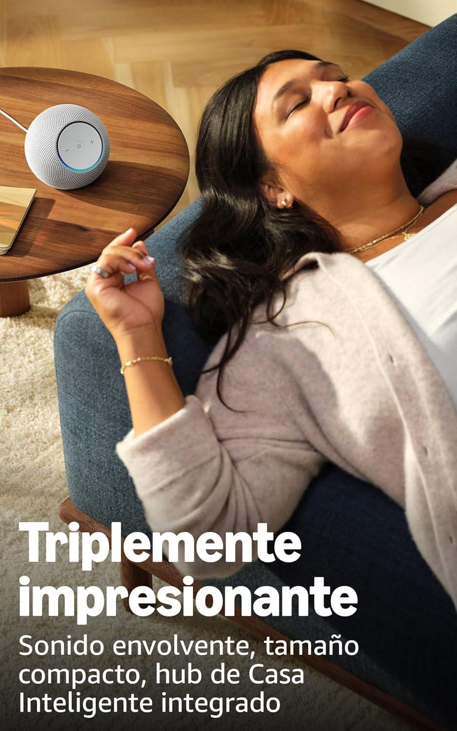 Bocina Amazon Echo Dot Max BOD6SX8VLQ Grafito Con IA — imagen 3