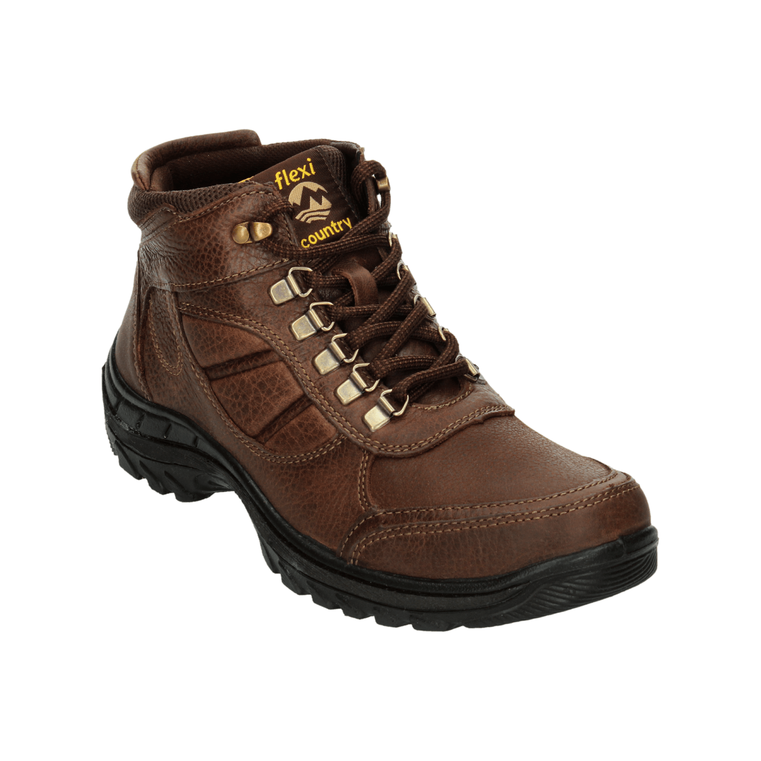 Bota Flexi Outdoor Country Hombre Café Cintas Cómodo Caballero — imagen 5