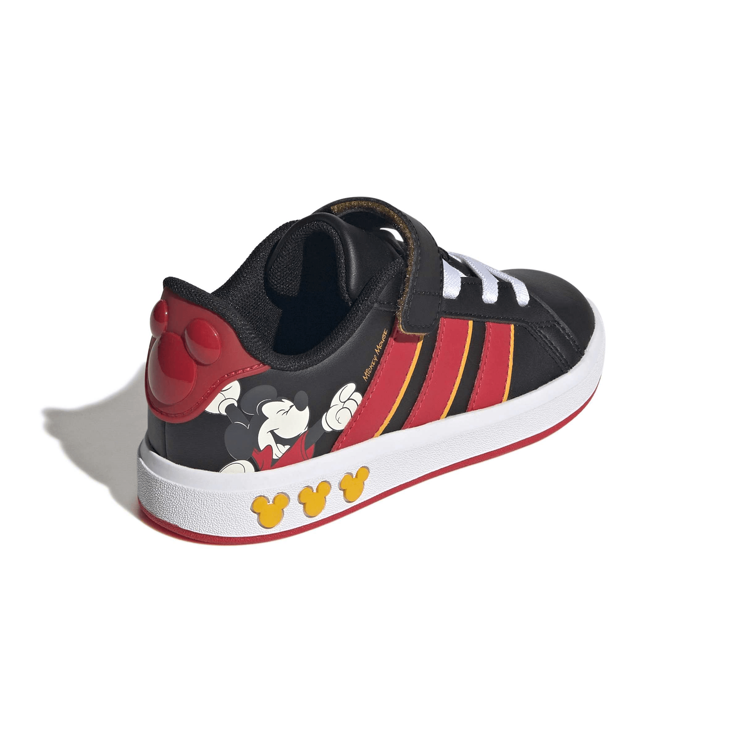 Tenis Adidas Mickey Grand Court Niño Casual Negro Infantil T16-22 — imagen 11
