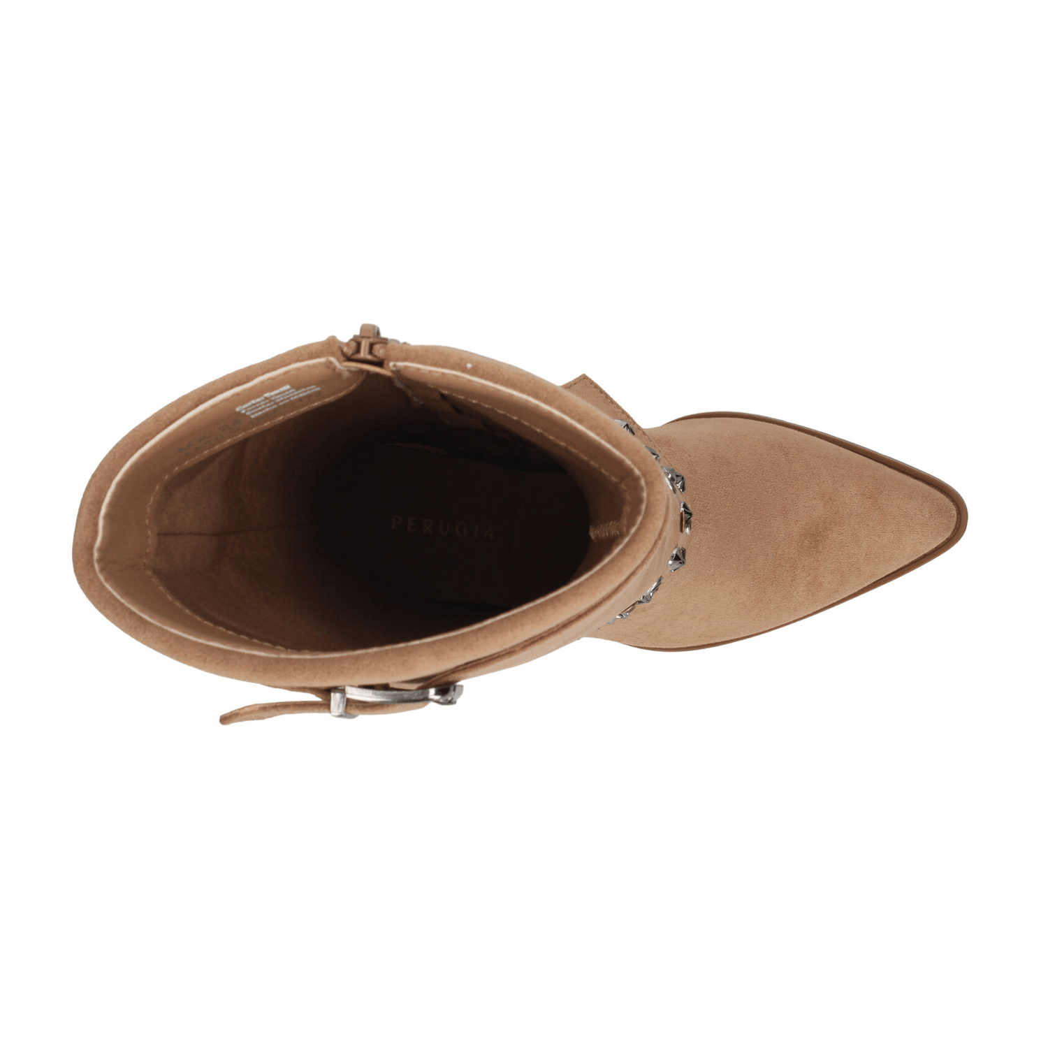 Bota Perugia Dama Casual Pedreria Vaquera Beige Mujer — imagen 8
